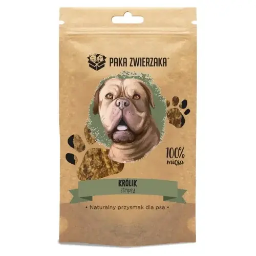 PAKA ZWIERZAKA Przysmak stripsy królik 100% (70g) Tani