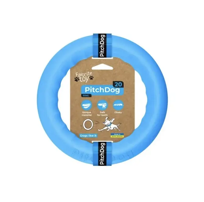 Hit cenowy Ring PitchDog – dla psów średnich ras niebieski 20cm