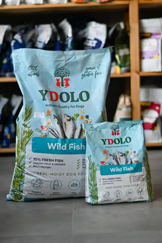 Taniej YDOLO Wild Fish 10 kg – Ryby morskie – karma półwilgotna dla psa