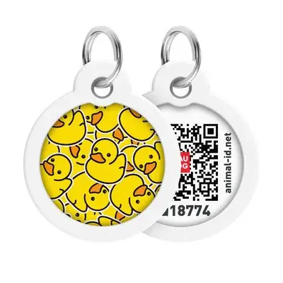 WAUDOG SMART ID METALOWA ZAWIESZKA ADRESÓWKA DLA ZWIERZĄT Z QR-PASZPORTEM KACZKI 25 mm Zamów teraz
