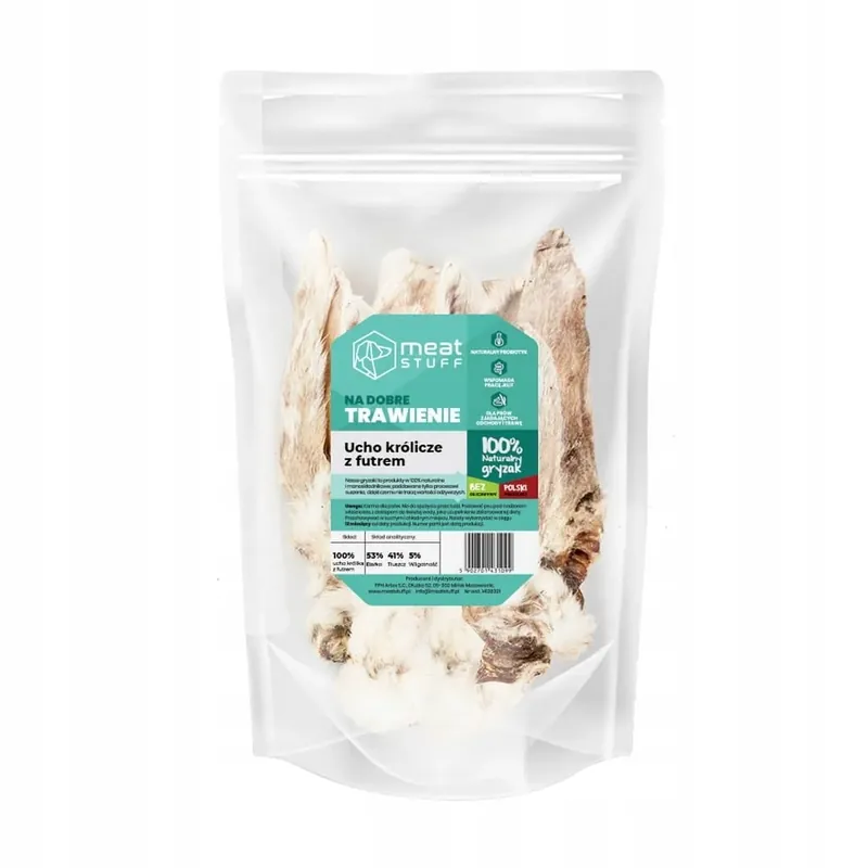 Oferta czasowa MEATSTUFF Ucho królika MIX 2 szt.
