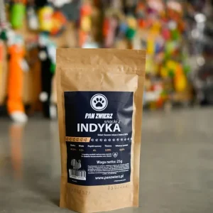 Pan Zwierz Naturalne suszone smaczki z indyka 25g Do wyczerpania zapasów