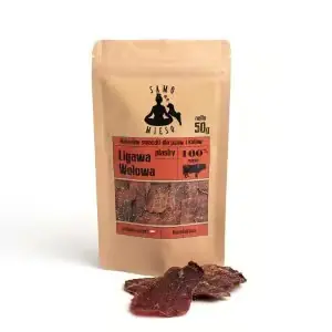 SAMO MIĘSO Ligawa Wołowa Plastry 50g Hit sprzedaży