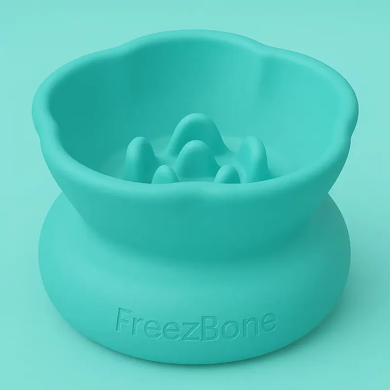 Tylko dziś FREEZBONE FreezFlower Cup L – miętowy wytrzymały kubek do wylizywania i mrożenia
