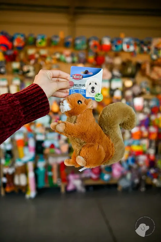 Dodaj do koszyka TRIXIE pluszowa wiewiórka dla psa z recyklingu 20 cm – cicha zabawka