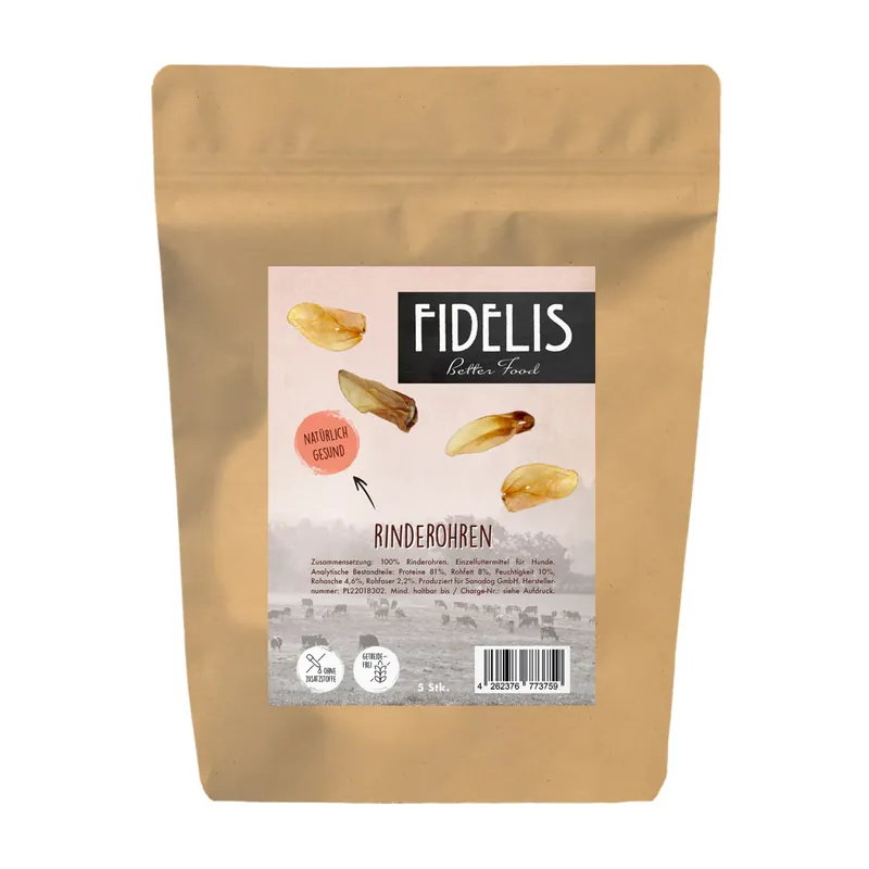 Fidelis Uszy wołowe 5 sztuk Oferta limitowana