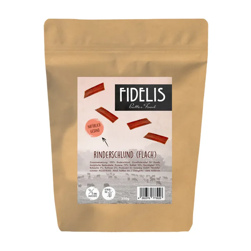 Fidelis przełyk wołowy 250 g Wyjątkowa oferta