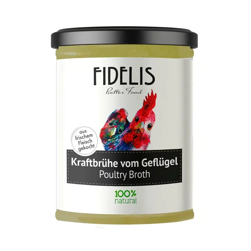 Hit sprzedaży Fidelis Kraftbrühe vom Geflügel – bulion drobiowy (485ml) 02.26