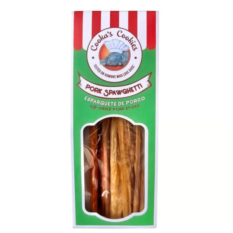 Wyjątkowa oferta Cooka’s Cookies PORK SPAWGHETTI Suszone Jelita Wieprzowe 60g