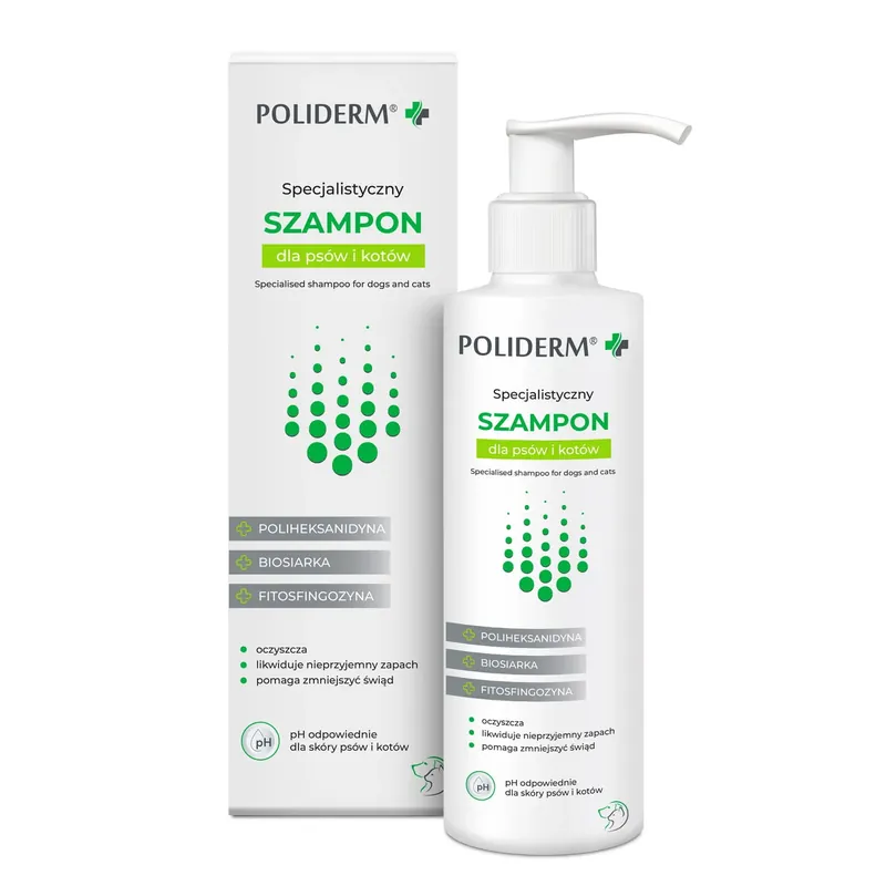POLIDERM SZAMPON – szampon dla psa i kota 250ml Hit cenowy