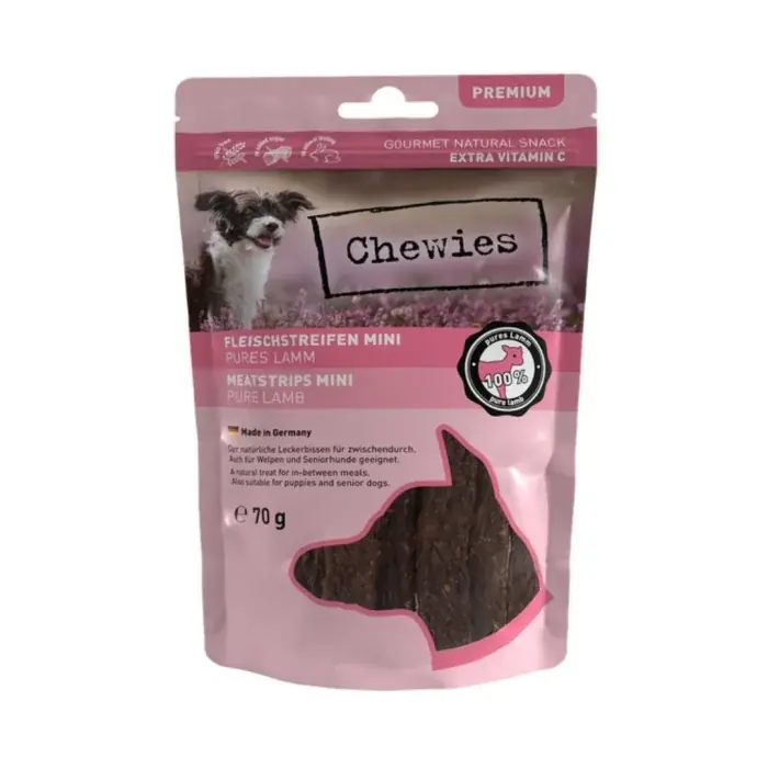 Cena promocyjna Chewies Fish Strips Mini jagnięcina paski 70g