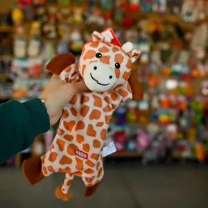 Bezpieczna płatność BUBA Żyrafa pluszowa 33cm szeleszcząca i piszcząca zabawka