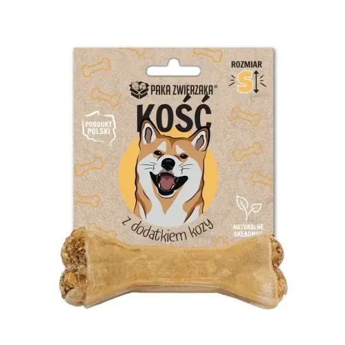 Tylko dziś PAKA ZWIERZAKA Kość z dodatkiem kozy S (10 cm)