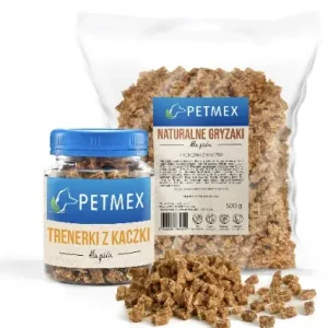 Dodaj do koszyka PETMEX Mięsne Trenerki z kaczki 500 g