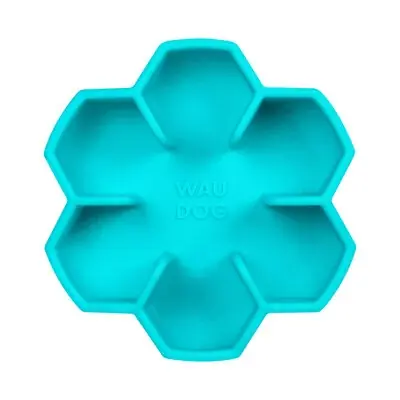 Super okazja MISKA DO POWOLNEGO KARMIENIA WAUDOG SILICONE, 750 ML NIEBIESKA