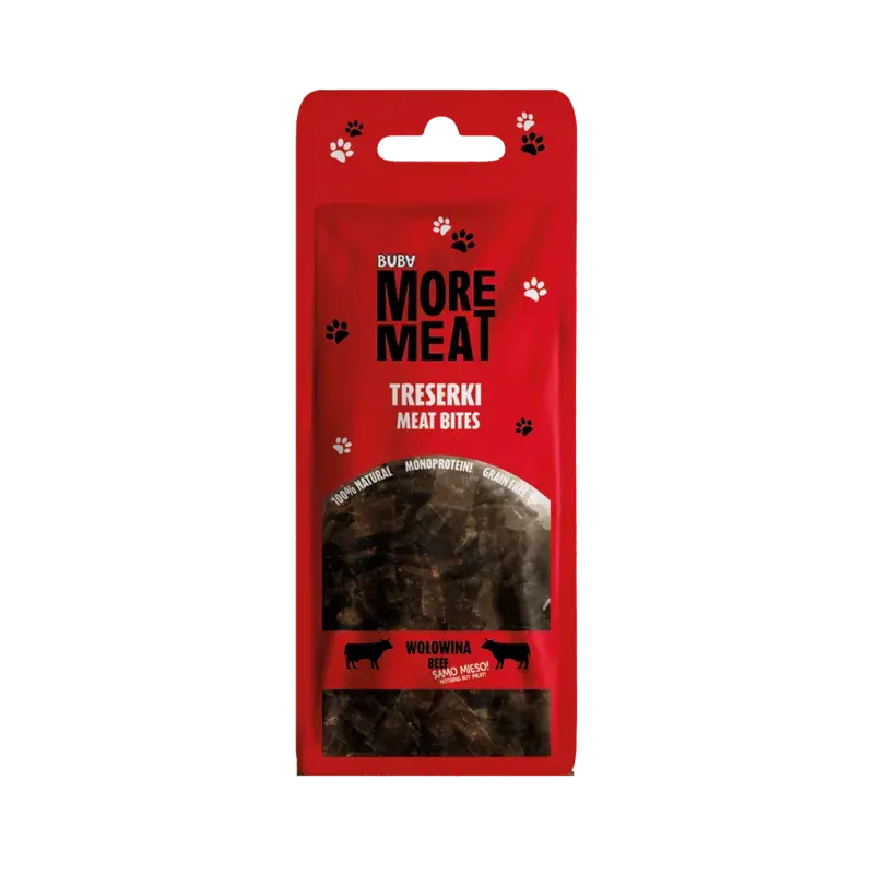 Bezpieczna płatność BUBA More Meat treserki 70g wołowina