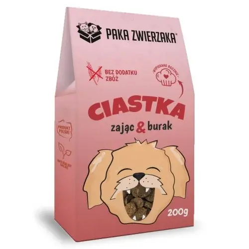 Ciastka Zając z burakiem 200g Oferta