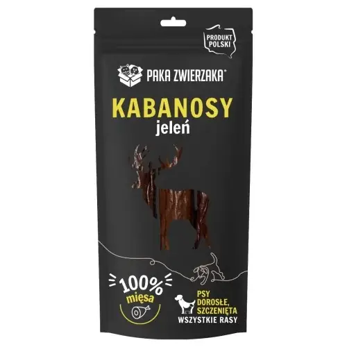 Wyjątkowa oferta PAKA ZWIERZAKA Kabanosy jeleń 3 szt – przysmak dla psa