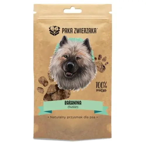 PAKA ZWIERZAKA Przysmak chunkies Baranina 100% (70g) Hit cenowy