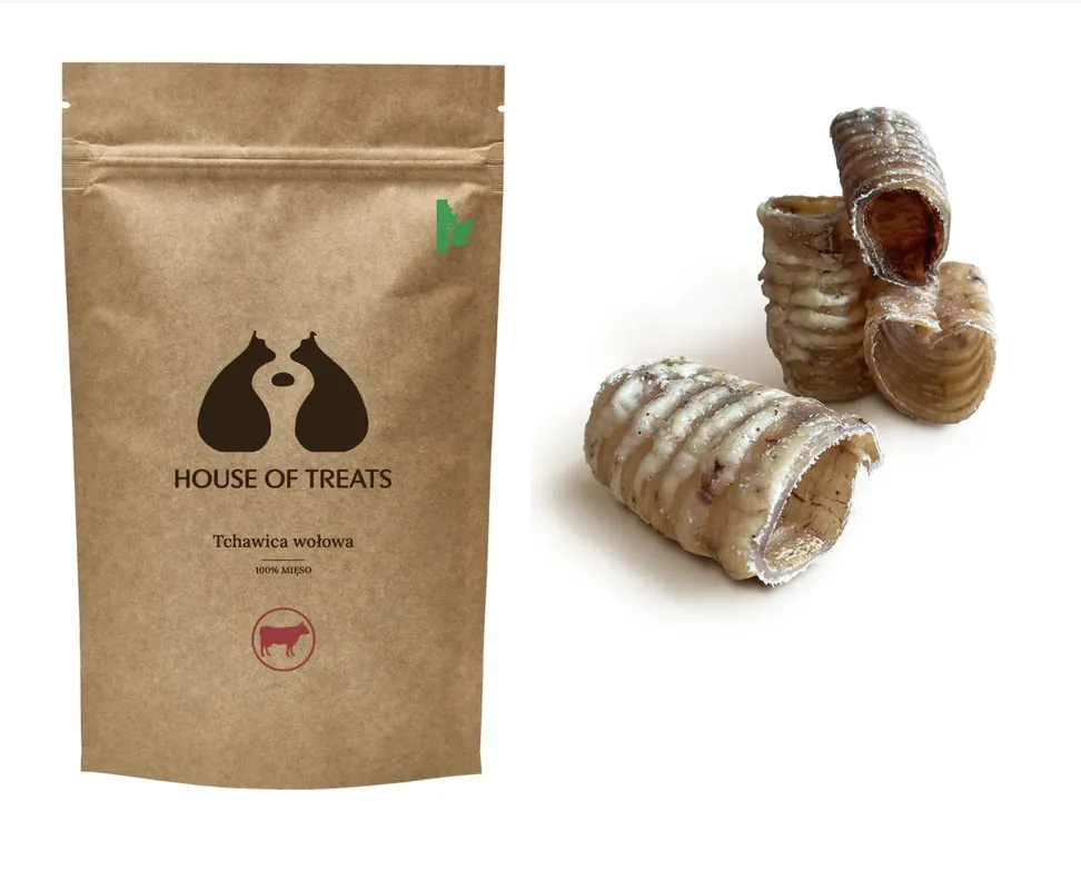 HOUSE OF TREATS Tchawica wołowa 180 g Wysoka jakość