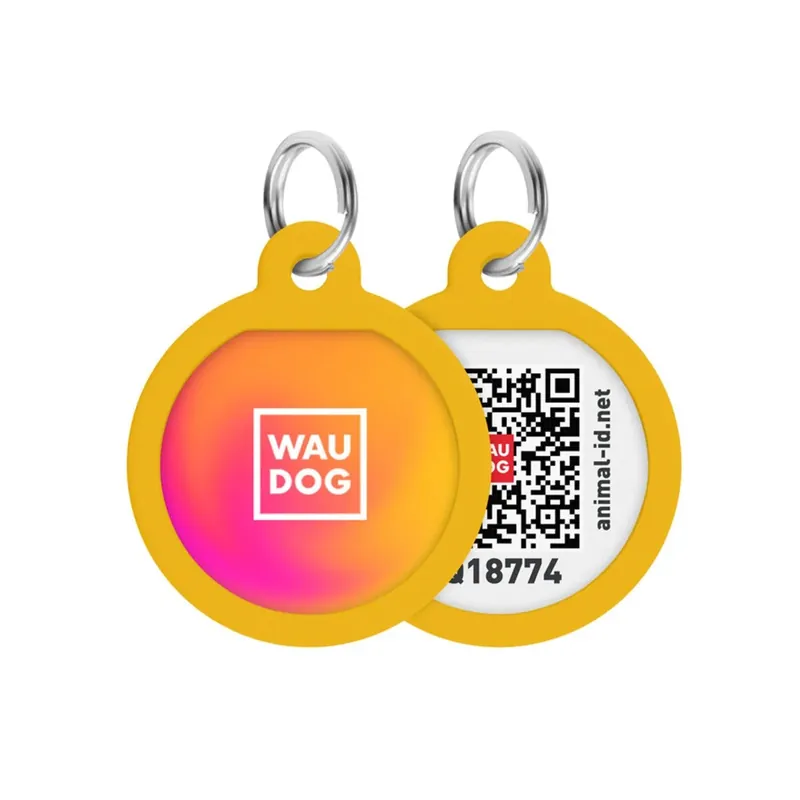 Rabat Adresówka WAUDOG Smart ID Pomarańczowy Gradient S 25mm