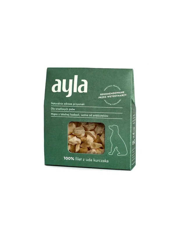 AYLA Filet z Uda Kurczaka Liofilizowane Przysmaki dla Psa 28g Wysoka jakość