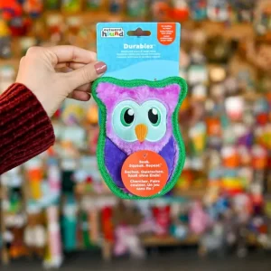 Obniżka ceny Outward Hound Mini SOWA PURPUROWA – piszczący