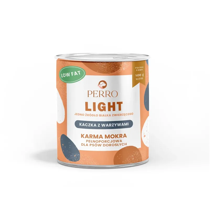PERRO Karma mokra LIGHT Kaczka z warzywami – monobiałkowa 400g Tani
