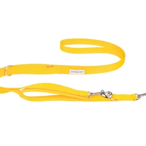 Ostatnia szansa Amiplay Smycz regulowana 7in1 Samba dla psa rozm. XL 25mm/200cm kolor żółty WYPRZEDAŻ OSTATNIA SZTUKA