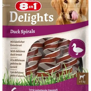 8in1 Delights Duck Spirals Przysmak dla psa op. 60g Niska cena