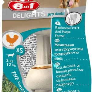 8in1 Kość Delights Pro Dental dla psa rozm. XS Wyprzedaż