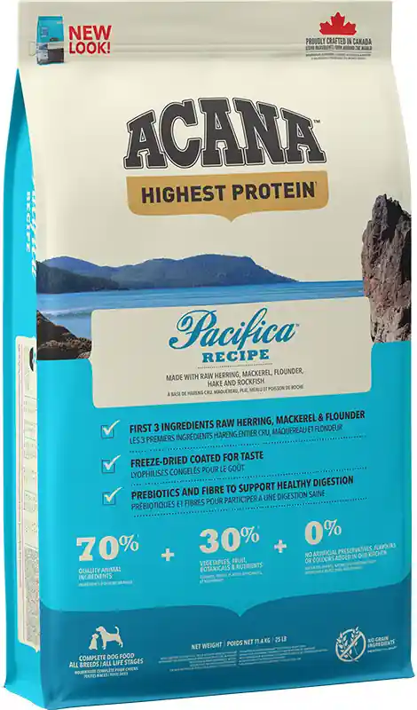 Wybór klientów Acana Pacifica Sucha Karma dla psa op. 11.4kg