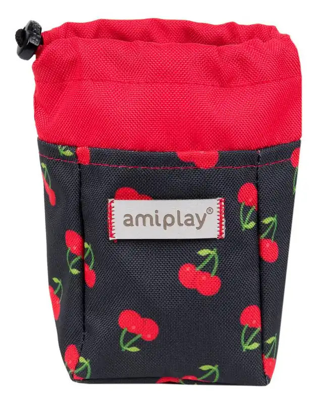 Wysoka jakość Amiplay Torebka na przysmaki BeHappy dla psa wzór Cherry