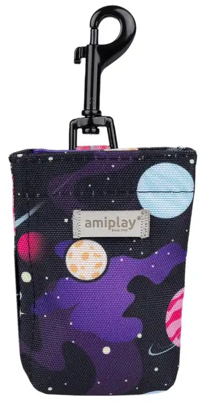 Amiplay Torebka na worki na ekskrementy BeSpace dla psa wzór Milkyway Tani