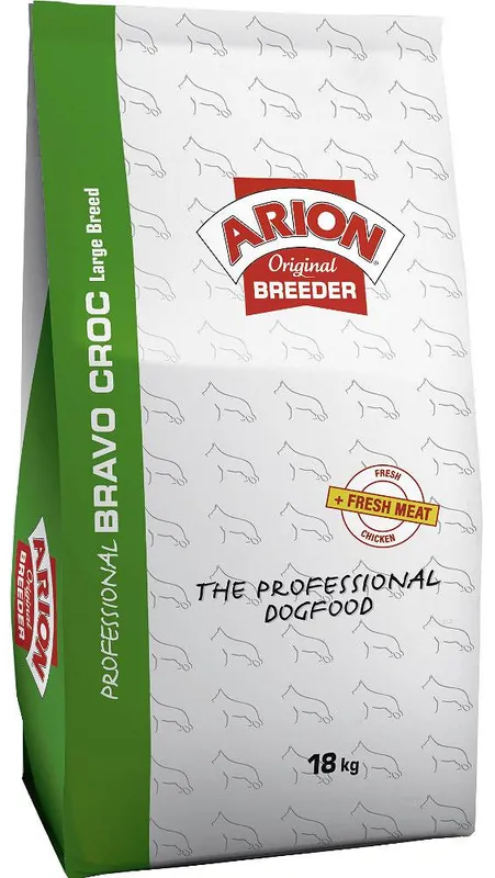 Ostatnia szansa Arion Breeder Professional Bravo Croc LARGE Breed Sucha Karma dla psa op. 18kg