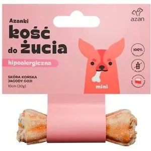 Najlepsza cena Azan Kość do żucia Azanki Adult Mini Hipoalergiczna ze skórą końską op. 30g