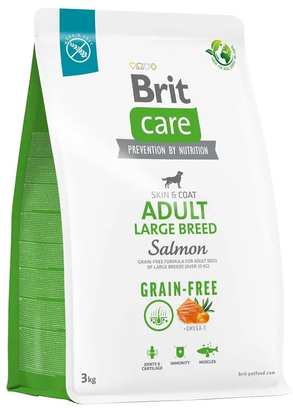 Brit Care Grain-Free Adult Large Salmon Sucha Karma dla psa op. 3kg Ograniczona ilość