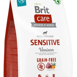 Bezpieczna płatność Brit Care Grain-Free Adult Sensitive Venison Sucha Karma dla psa op. 3kg