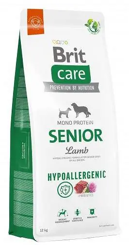 Oferta Brit Care Hypoallergenic Senior Lamb Sucha Karma dla psa op. 12kg