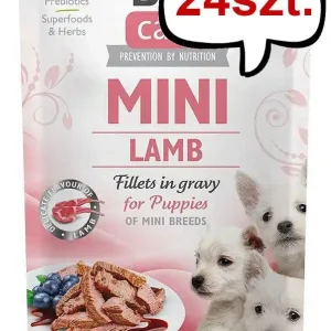 Bezpieczna płatność Brit Care Mini Puppy Lamb Mokra Karma dla psa op. 85g Pakiet 24szt.