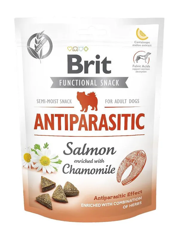 Wybór klientów Brit Care Przysmak Functional Snack Antiparasitic dla psa op. 150g