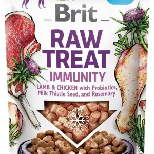 Bestseller Brit Przysmak Raw Treat Immunity Lamb&Chicken dla psa op. 40g
