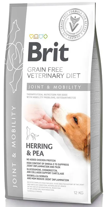 Brit Veterinary Diet Joint&Mobility Herring&Pea Sucha Karma dla psa op. 12kg Dodaj do koszyka