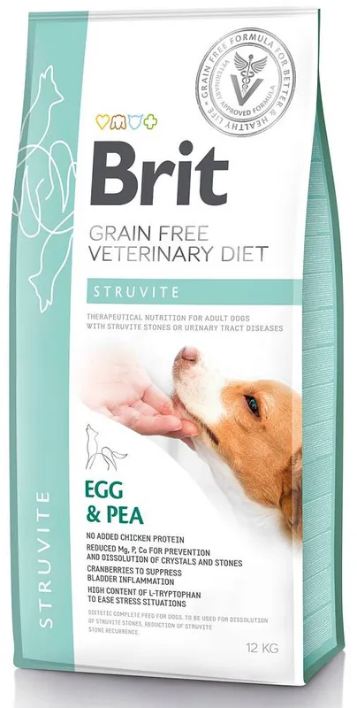 Brit Veterinary Diet Struvite Egg&Pea Sucha Karma dla psa op. 12kg Wysoka jakość