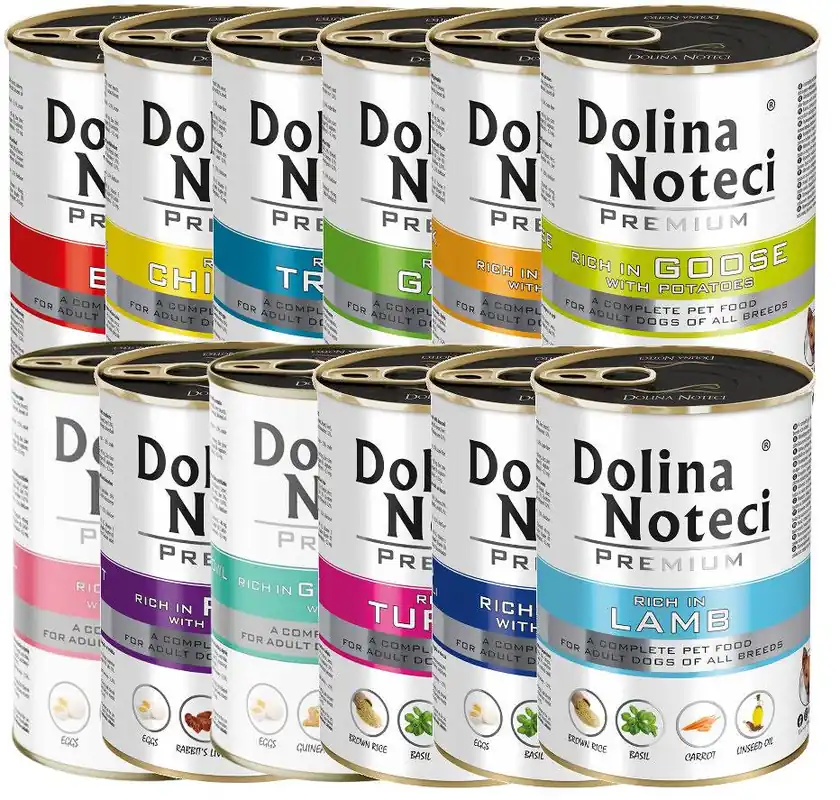 Dolina Noteci Premium Pakiet degustacyjny Mokra Karma dla psa op. 12x400g Hit cenowy