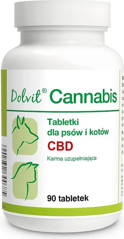 Dolvit Preparat uzupełniający Cannabis CBD dla psa i kota op. 90 tabletek Zniżka