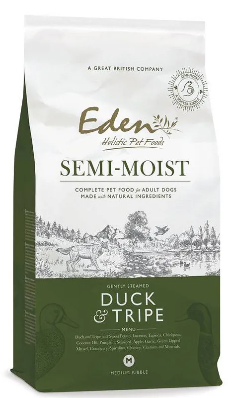 Szybka wysyłka Eden Duck&Tripe Medium półwilgotna karma dla psa op. 10kg