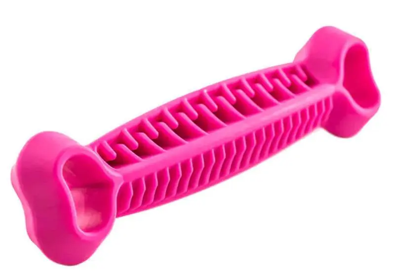 Bezpieczne zakupy Fiboo Gryzak Fiboone dental Monster dla psa dł. 25cm kolor różowy