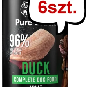 Bezpieczna płatność John Dog Pure Black Adult Duck Mokra Karma dla psa op. 400g Pakiet 6szt.