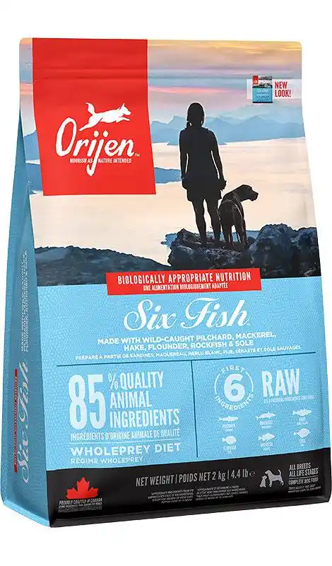 Kup online Orijen Six Fish Sucha Karma dla psa op. 2kg